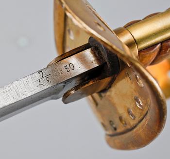 SABEL, Sverige, m/1867-93, för kavalleriet.