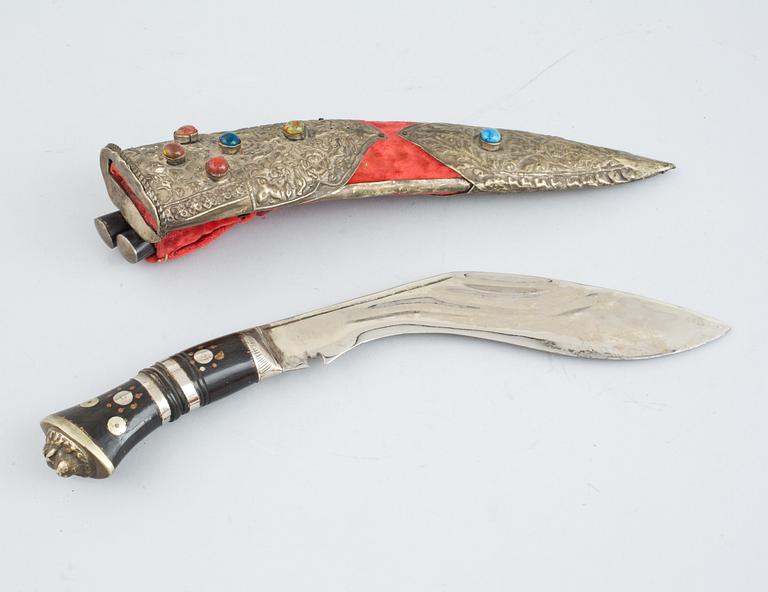KNIV, nepalesisk, 1900-tal.