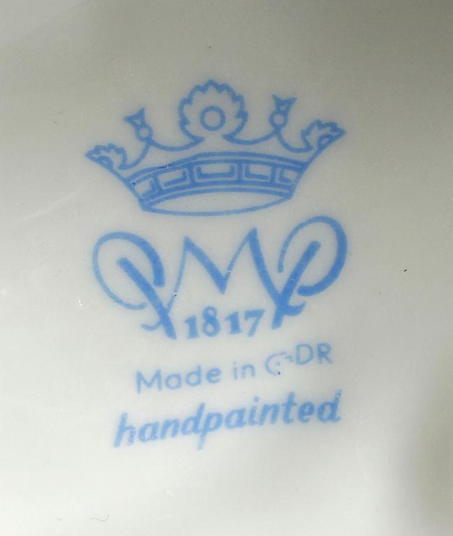 KANDELABRAR, ett par, porslin. Tyskland 1900-tal.