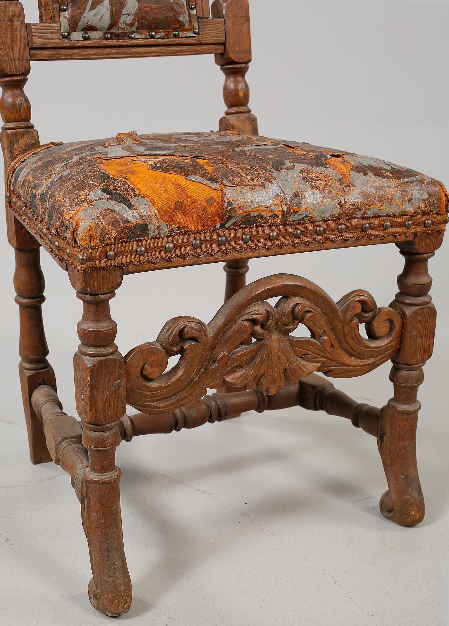 STOL, barockstil, 1800-tal.