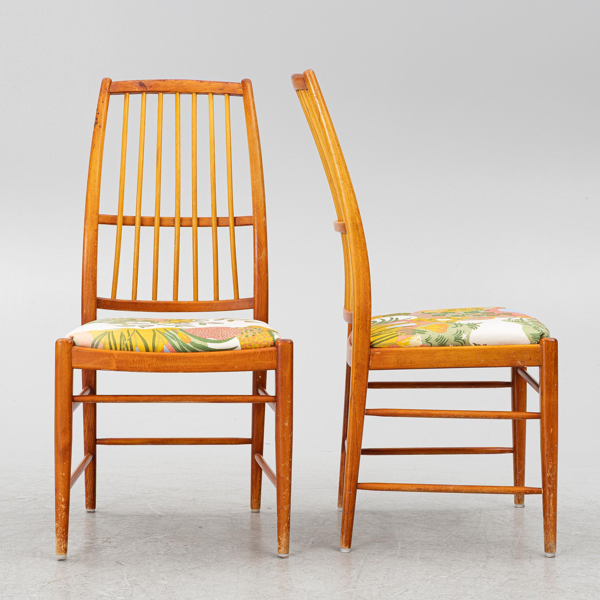 David Rosén, chairs, 4 pcs, "Napoli", second half of the 20th century.