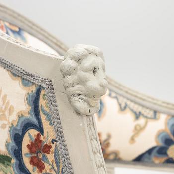 A matched pair of armchairs, late Gustavian, circa 1800.