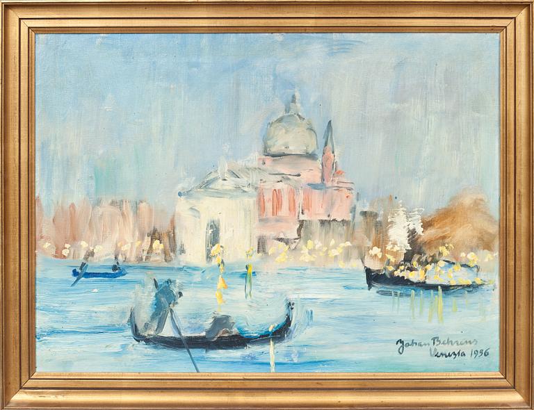 JOHAN BEHRENS, olja på duk, signerad och daterad 1936.