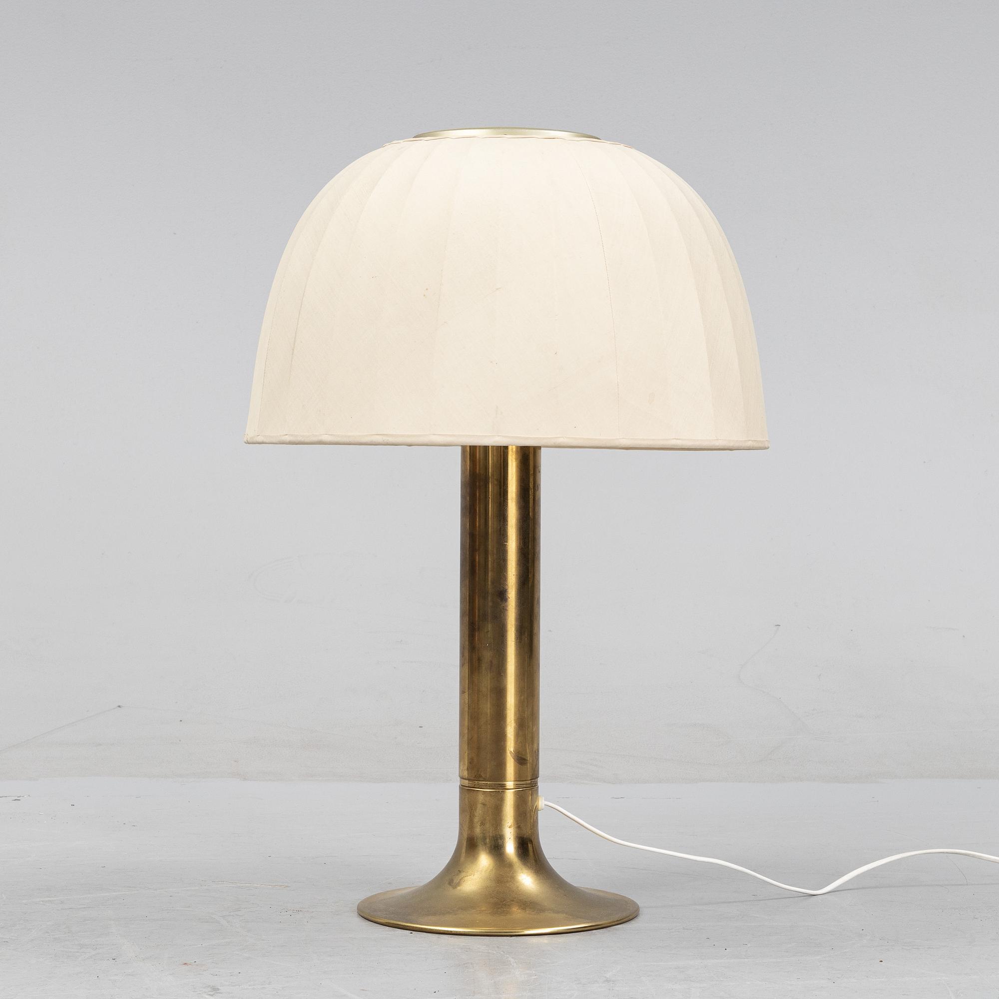 A brass table light by Hans-Agne Jakobsson, 1970's.