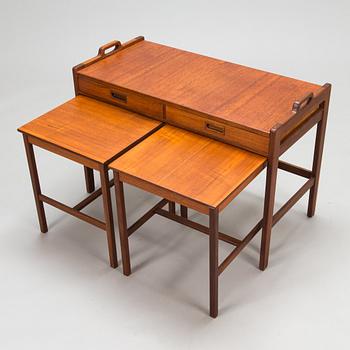 A set of tables from "the Ideal series" by Gunnar Myrstrand & Sven Engström, AB Skaraborgs Möbelindustri, Tibro, Sweden.