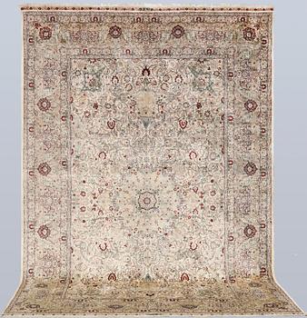 Matta, orientalisk, silke, ca 280 x 184 cm.