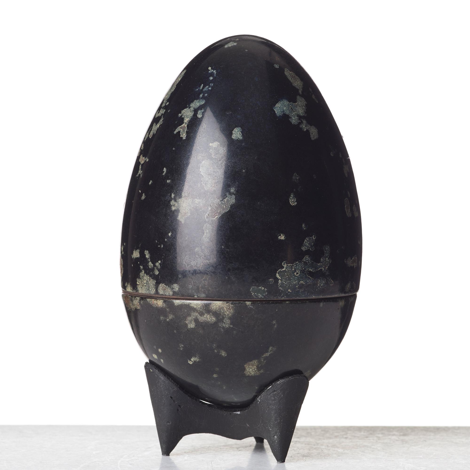 Hans Hedberg, skulptur, ägg, Biot, Frankrike.