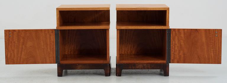 NATTDUKSBORD, ett par, art deco, 1900-talets början.