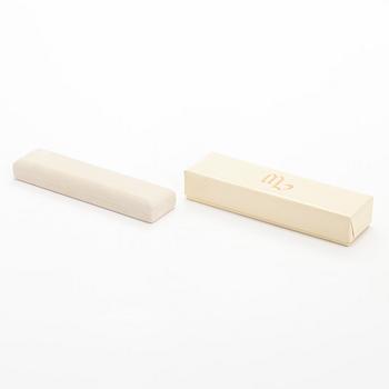 Rannekoru, 14K kultaa/valkokultaa prinsess- ja baguettehiottuja timantteja.