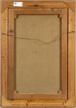 Unknown artist, possibly Russia, 19th century, Autumn landscape with road.