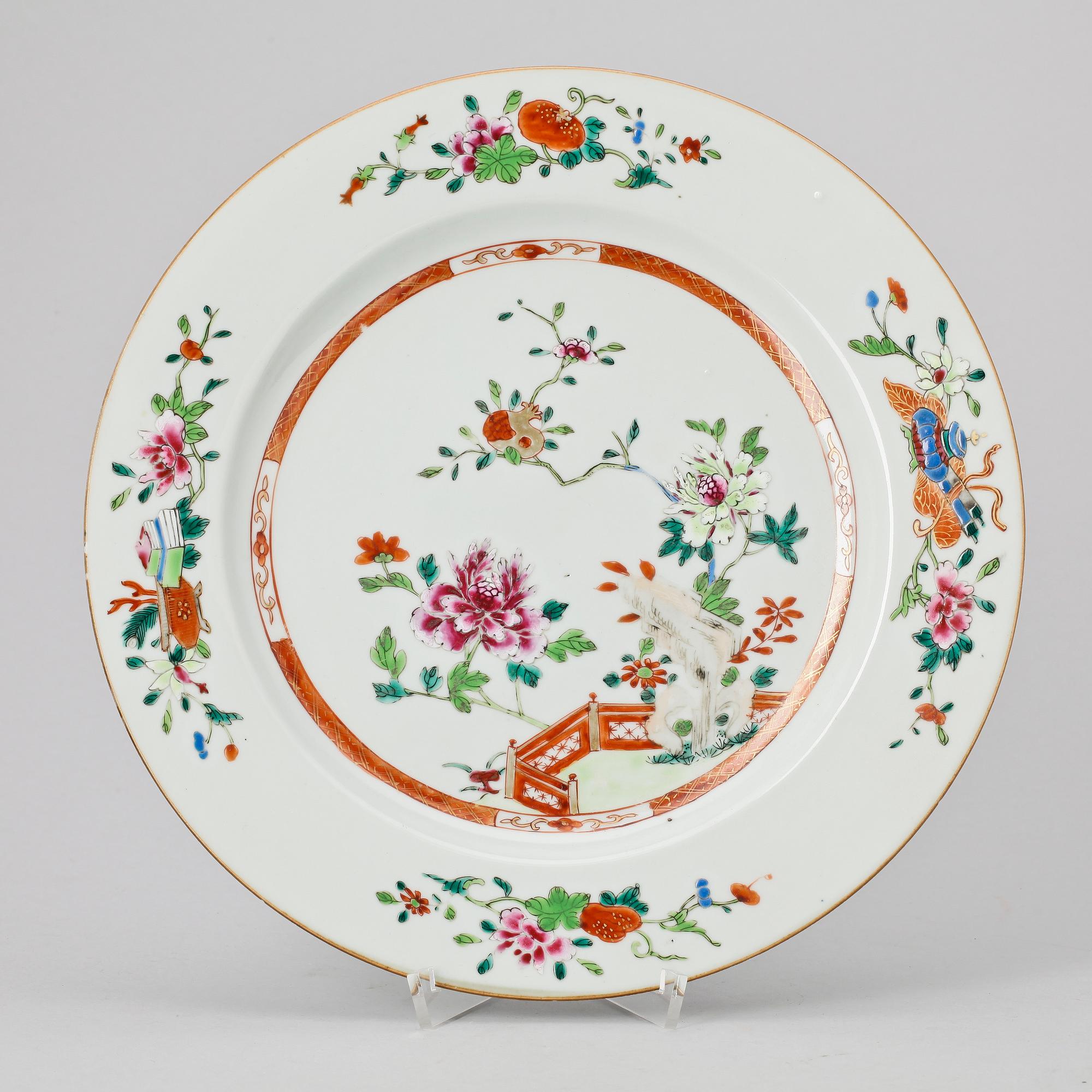FAT, porslin, Qianlong, Kina 1700-tal.