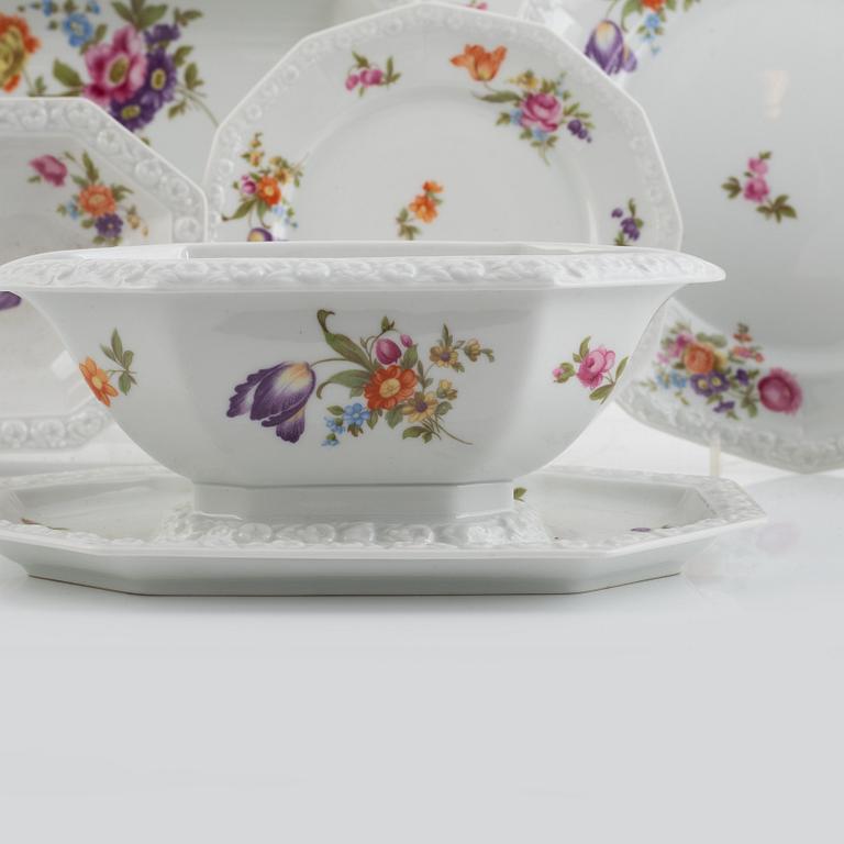 A 58-piece porcelain dinner service, "Maria", Rosenthal, Germany.