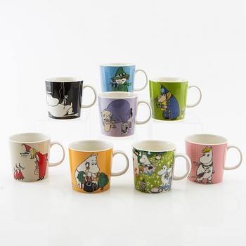 Mugs 8 pcs Moomin characters/ Moomin Arabia Finland.