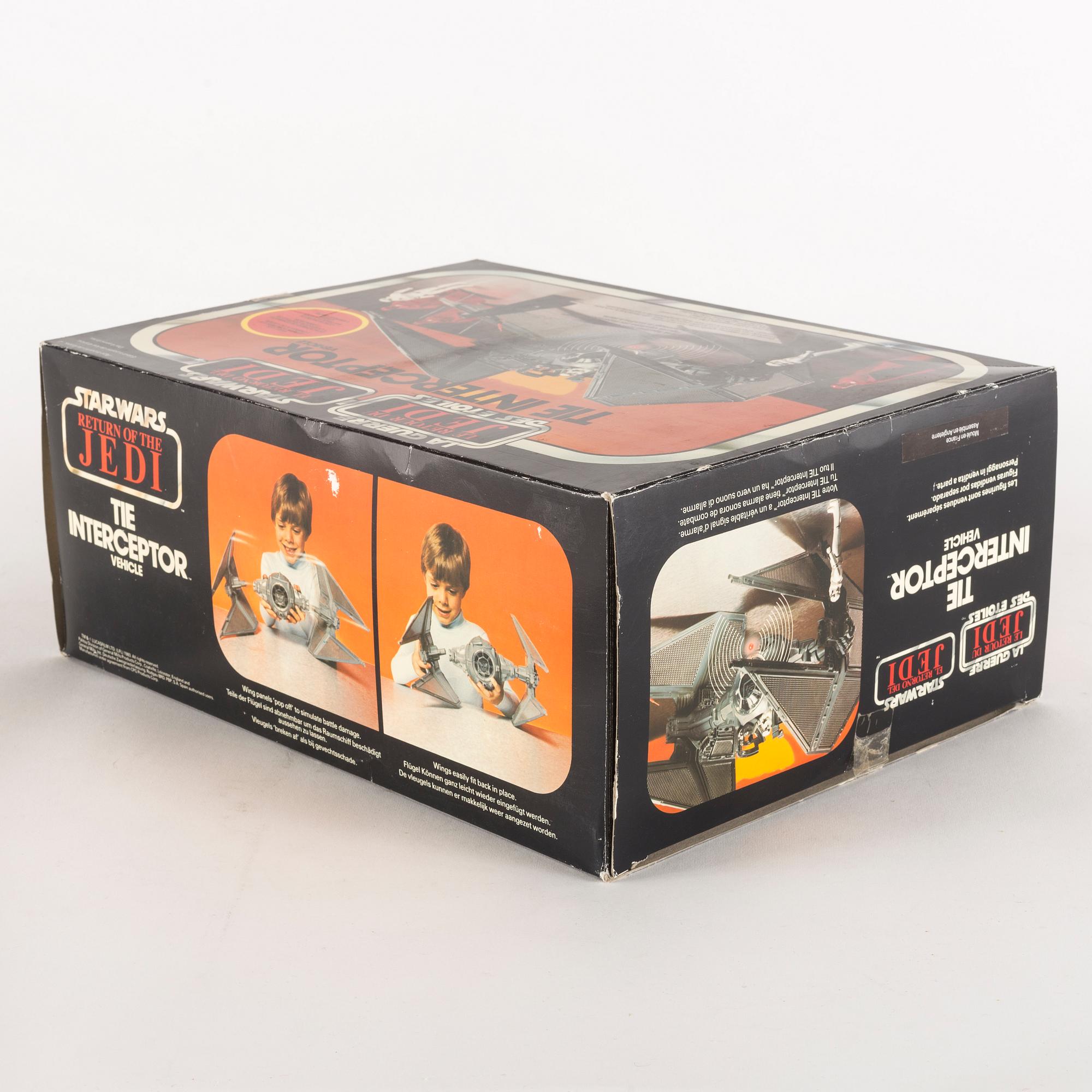 STAR WARS, Tie Interceptor i kartong, Return of the Jedi, 1983.