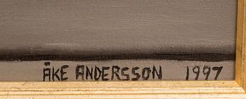 ÅKE ANDERSSON. olja på duk. Sign Åke Andersson o dat 1997.