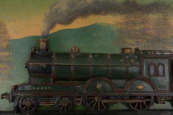 SKYLT, "North Eastern Railway London Glasgow", 1900-tal.