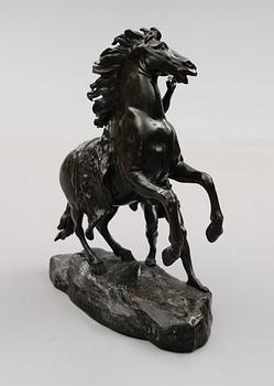 GUILLIAUME COUSTOU, efter, skulptur s k Marlyhäst, 1800-/1900-tal.