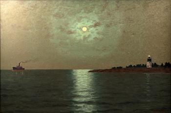 OTTO LINDBERG, olja på duk, sign och dat 1950.