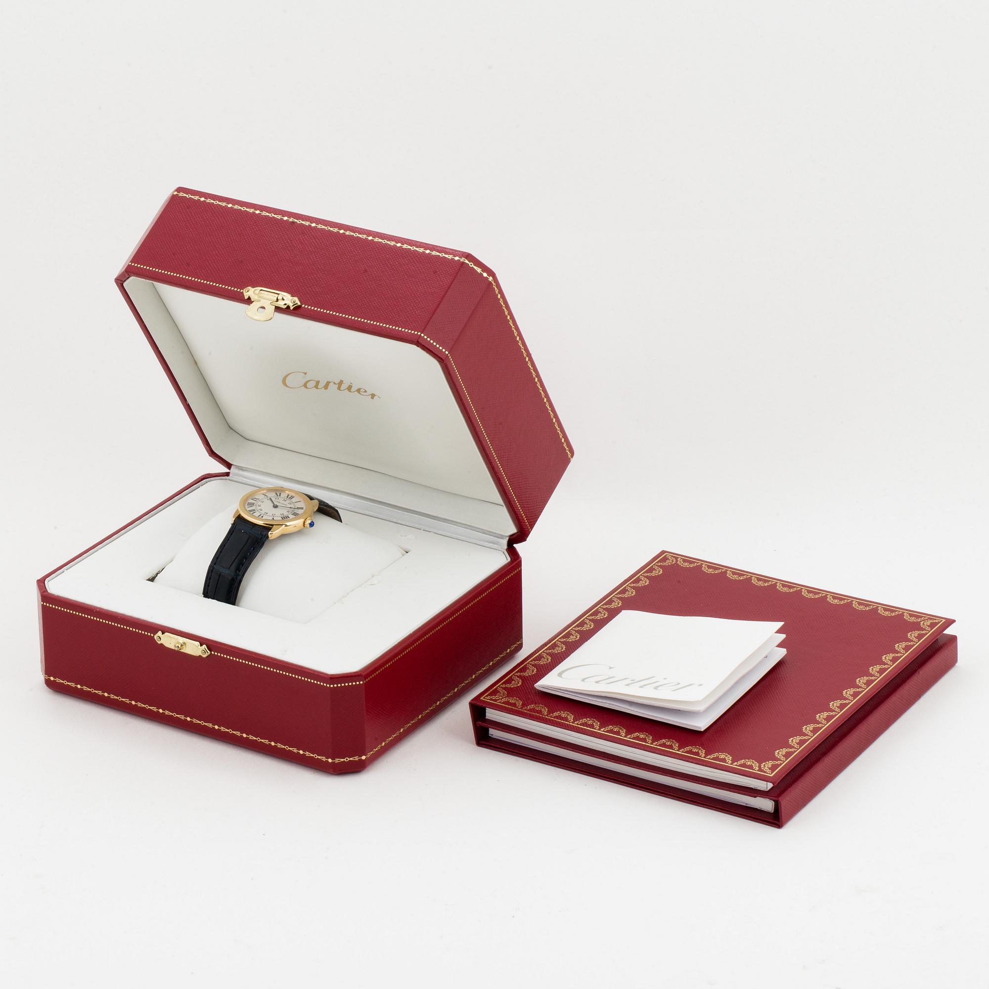 CARTIER, Ronde Solo, wristwatch, 29 mm.
