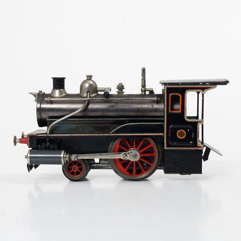 Carette, locomotive with two carriages, scale 1, Germany, before 1917.