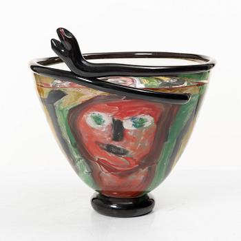 Ulrica Hydman-Vallien, a bowl, Kosta Boda.
