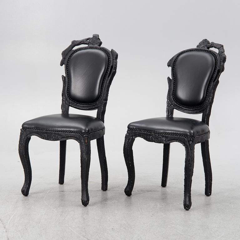 Maarten Baas, ten 'Smoke Dining Chair, Moooi, Netherlands, after 2002.