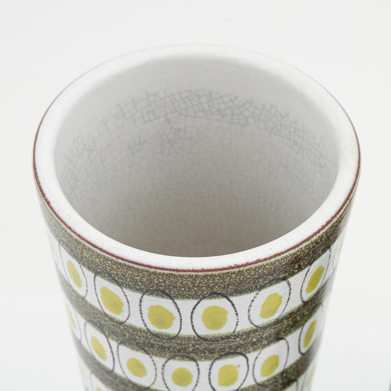 Stig Lindberg, vaser, 2 st, fajans, Gustavsberg Studio.