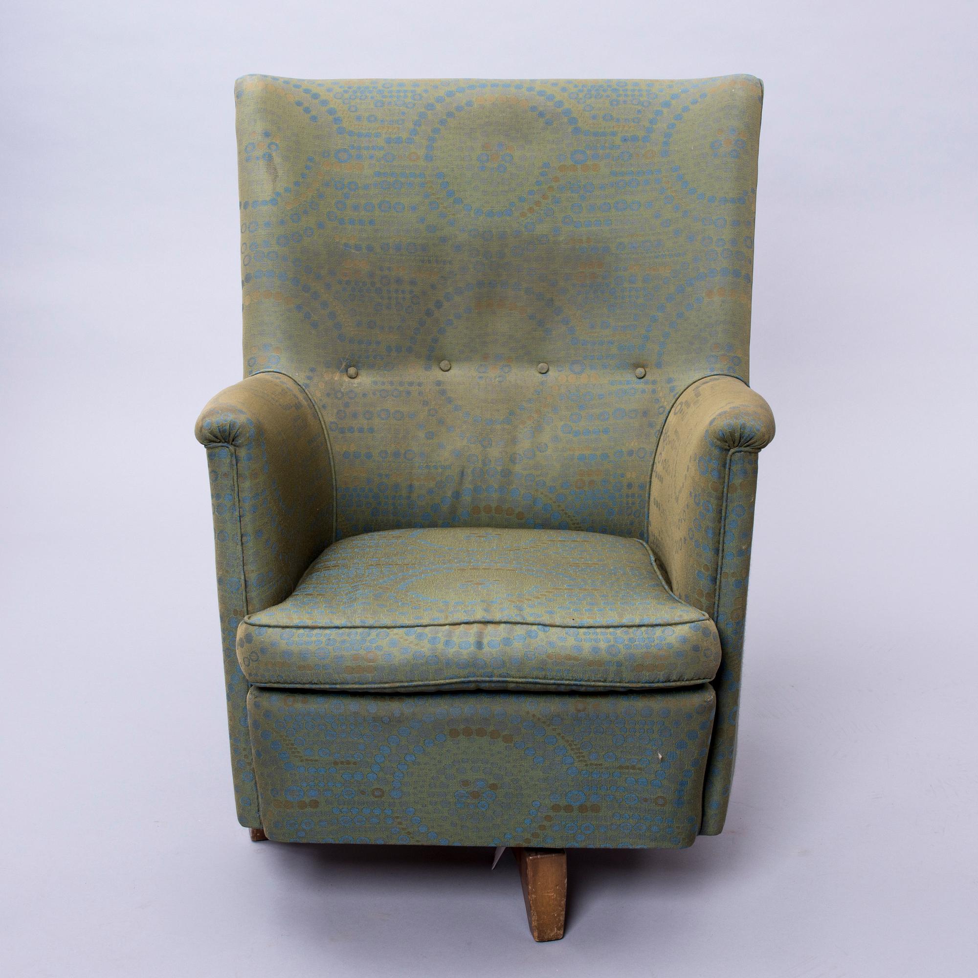 FÅTÖLJ, Paul Boman, 1900-talets mitt.