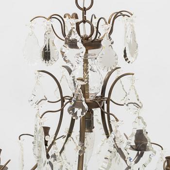 Chandelier, Baroque style, first half of the 20th century.