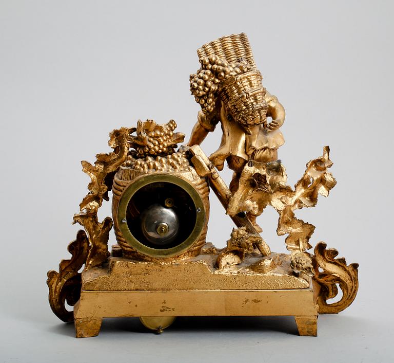 BORDSUR, bronserad metall, rokokostil, sent 1800-tal.