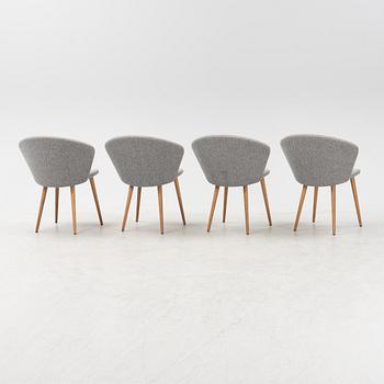 A set of four 'Miss Holly Upholstered' by Jonas Lindvall for Stolab designed 2018.