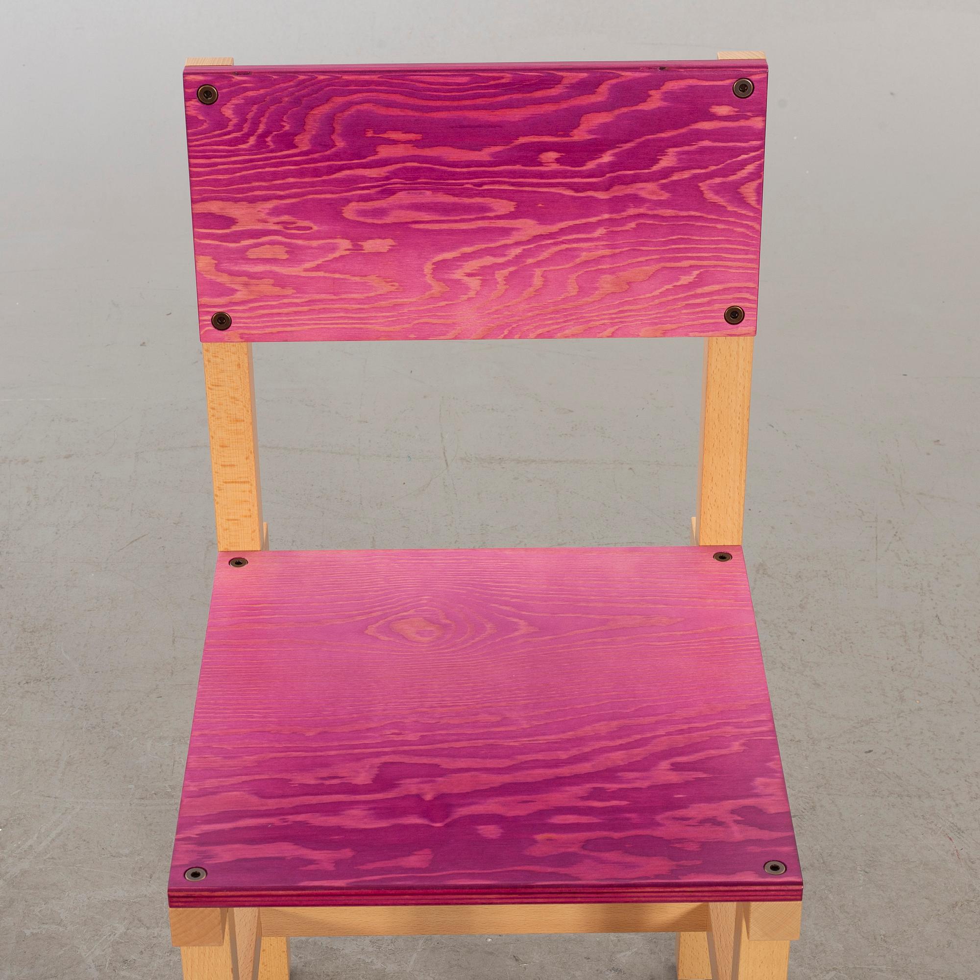 FREDRIK PAULSEN, "Röhsska"Designbaren, chair, Blå Station 2020, Chair 67/102.