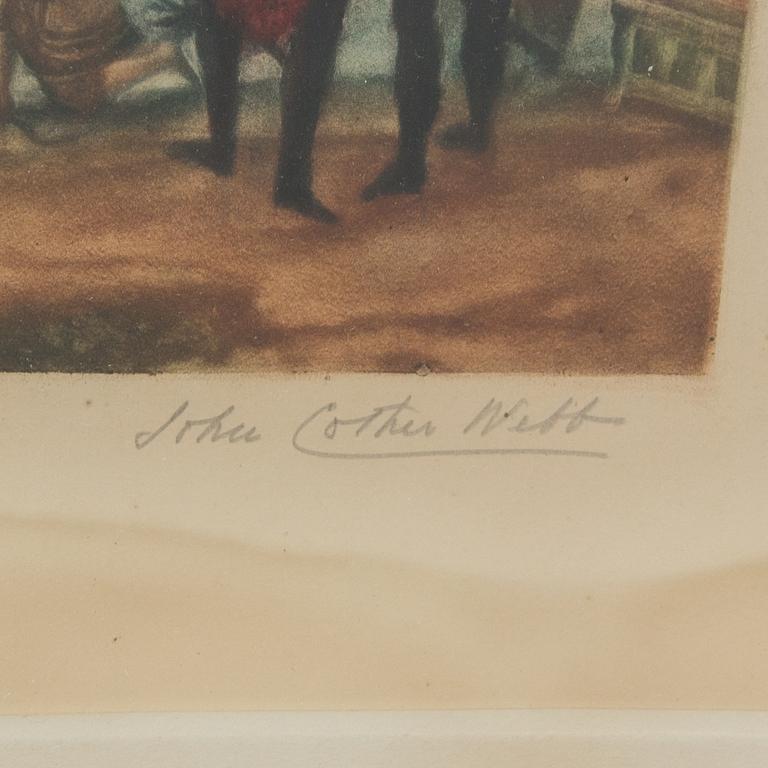 JOSEPH MALLORD WILLIAM TURNER, Efter, JOHN COTHER WEBB, mezzotint, utgiven 1922.