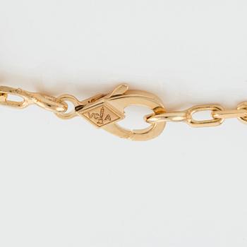 Van Cleef & Arpels collier "Alhambra" 18K guld med pärlemor.