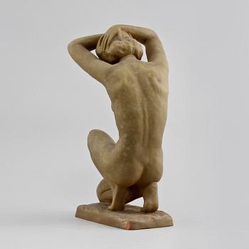 SKULPTUR, lergods, Goldscheider, 1900-talets första hälft.