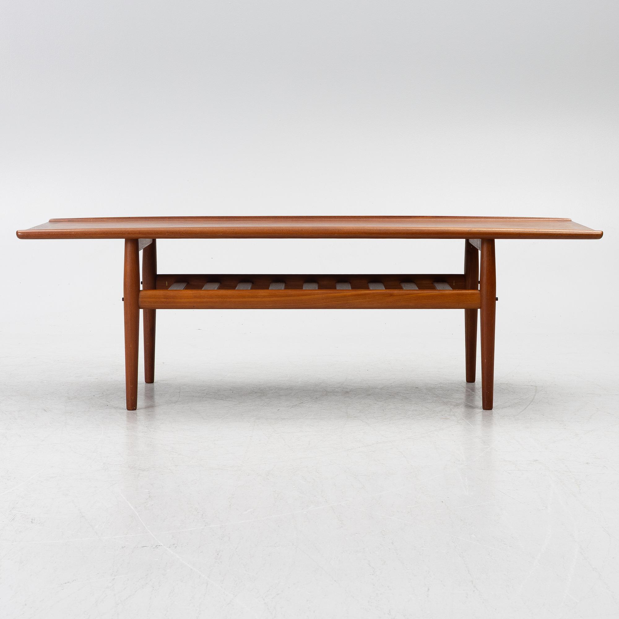 Grete Jalk, Coffee table, Glostrup Møbelfabrik, Denmark 1950s/60s.