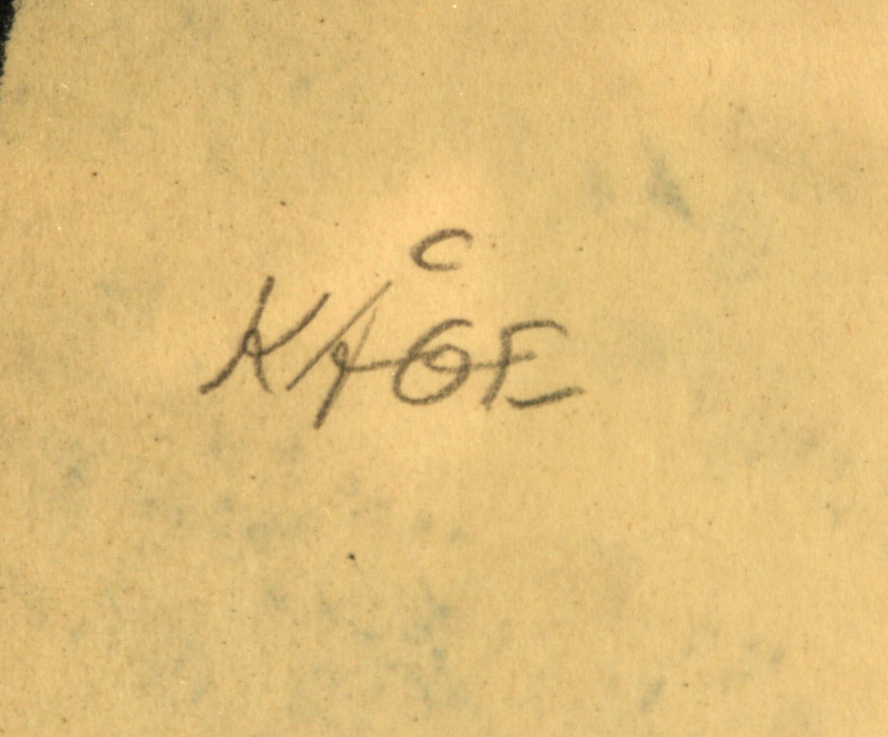 WILHELM KÅGE, blyerts, sign Kåge, 1930-tal.
