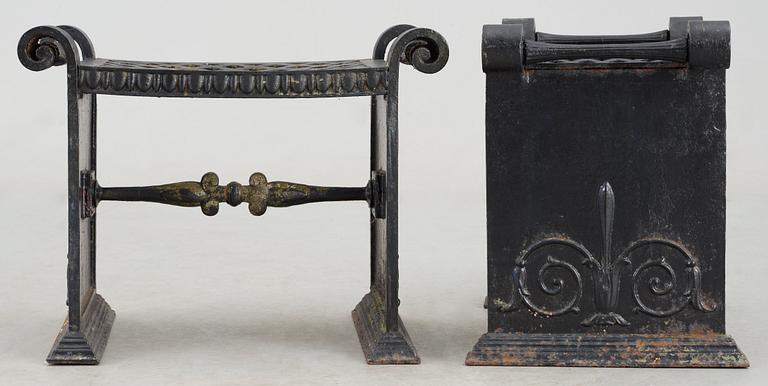 FOLKE BENSOW, "Taburett Nr 1", ett par, Näfveqvarns Bruk, ca 1925.