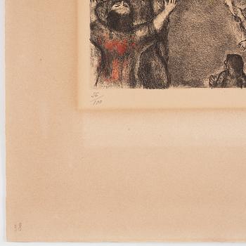 Marc Chagall, "Le veau d'or" from: "La Bible".