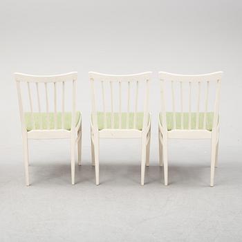 Carl Malmsten, matbord, stolar 4 st, karmstolar 2 st, "Herrgården", Bodafors, 1900-talet andra hälft.