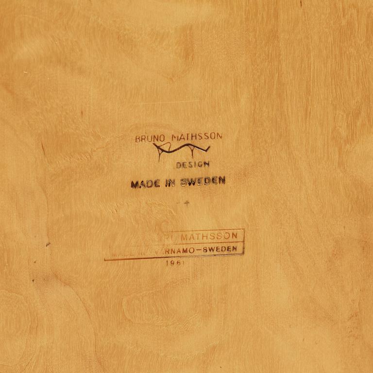 Bruno Mathsson, bänk/bord, Firma Karl Mathsson, Värnamo, 1961.