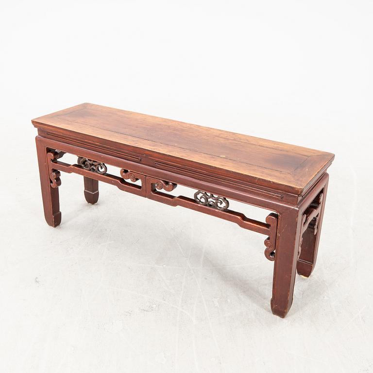 A Chinese 20th century hardwood table.