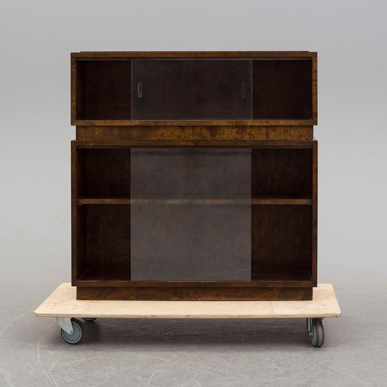 AXEL EINAR HJORTH, a stained birch 'Typenko' bookcase from Nordiska Kompaniet, 1935.