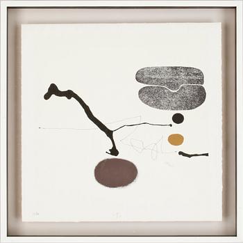 VICTOR PASMORE, etsning blandteknik, sign, dat o numr VP 70, 17/60.