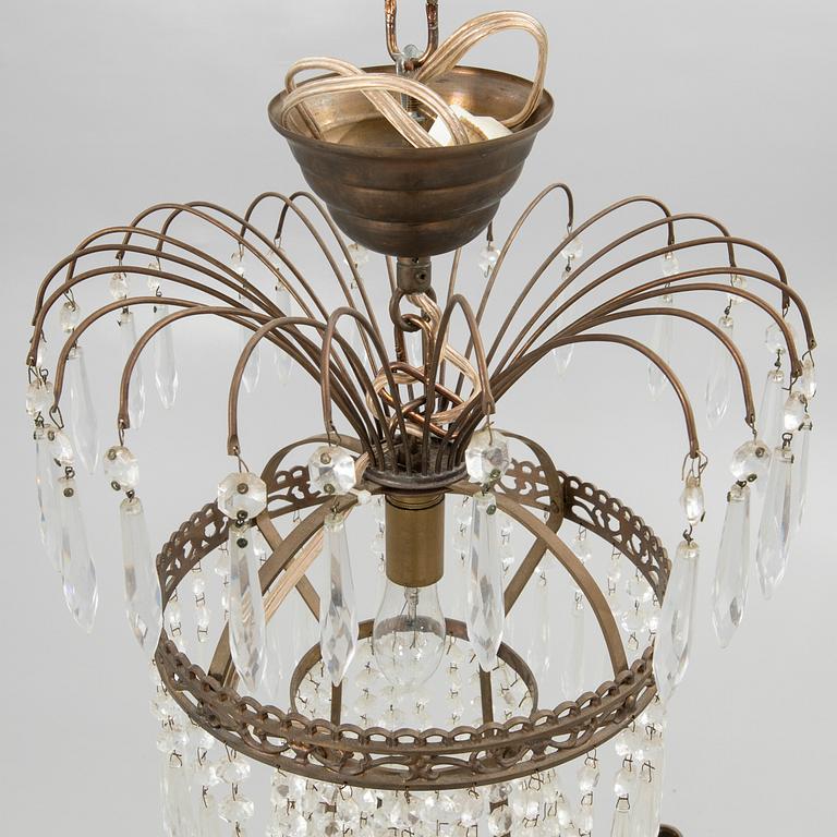 Chandelier, Gustavian style, 20th century.