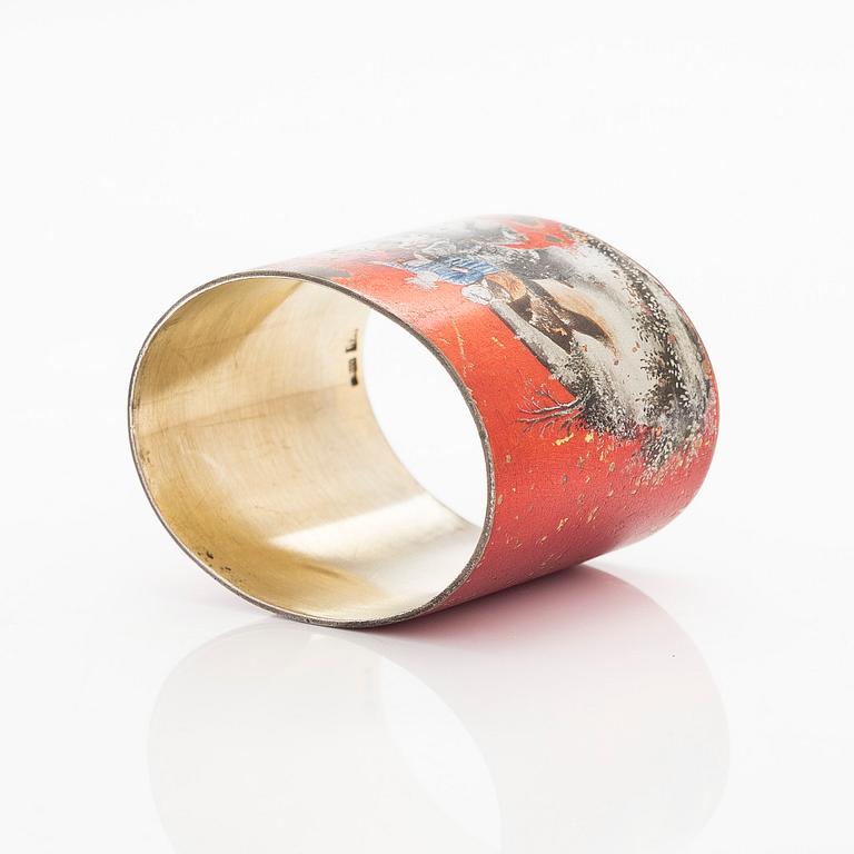 Lautasliinarengas, hopea, todenn. Vasili Andrejev, Moskova 1908-17.