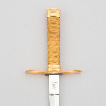 A Swedish Air force officer's dagger, with scabbard.