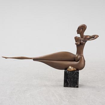 Paul Wunderlich, skulptur, brons, 1976, signerad, 58/500.