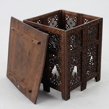 An Anglo-Indian hardwood folding Table, North India, circa 1880. .