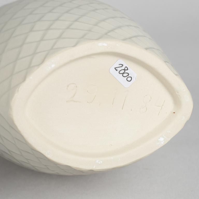 Stig Lindberg, vaser, 2 st, "Fjäll", stengods, prototyper, Gustavsbergs Studio ca 1960.